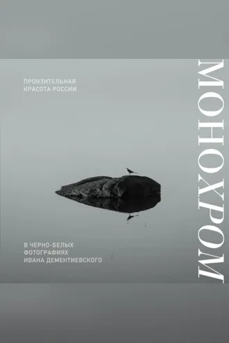 Обложка книги «Монохром. Пронзительная красота России в черно-белых фотографиях Ивана Дементиевского»