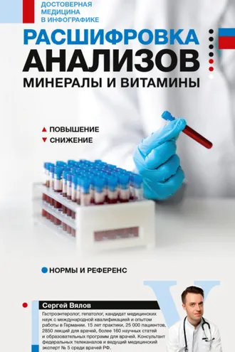 Обложка книги «Расшифровка анализов: минералы и витамины»