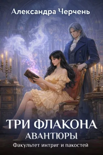 Обложка книги «Факультет интриг и пакостей. Книга первая. Три флакона авантюры»
