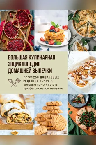 Обложка книги «Большая кулинарная энциклопедия домашней выпечки. Более 250 пошаговых рецептов выпечки, которые помогут стать профессионалом на кухне»