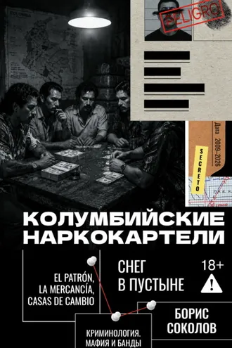 Обложка книги «Колумбийские наркокартели. Снег в пустыне»
