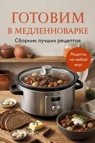 Обложка книги «Готовим в медленноварке. Сборник лучших рецептов»