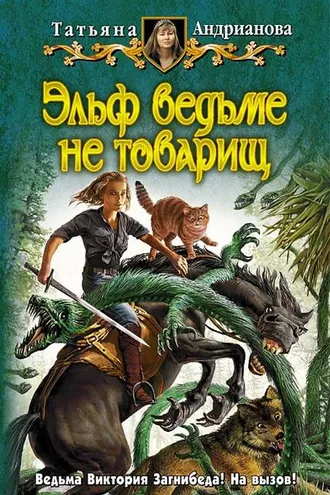 Обложка книги «Эльф ведьме не товарищ»