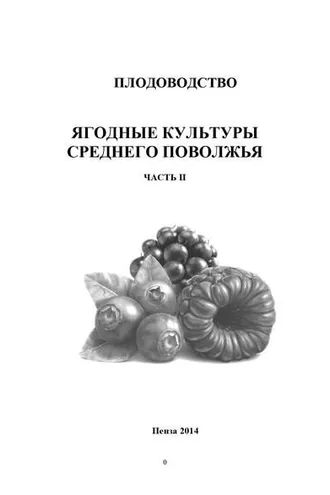 Обложка книги «Плодоводство. Ягодные культуры Среднего Поволжья. Часть II»