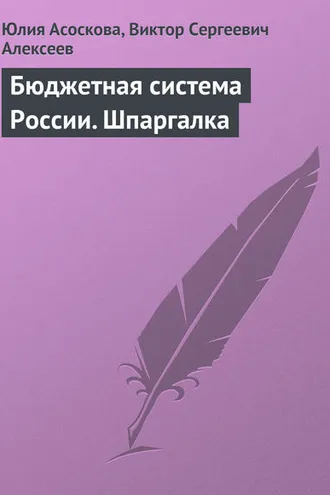Обложка книги «Бюджетная система России. Шпаргалка»