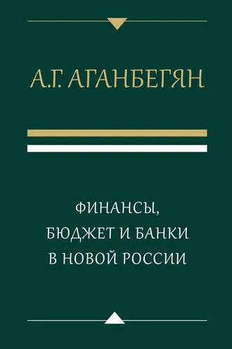 Обложка книги «Финансы, бюджет и банки в новой России»