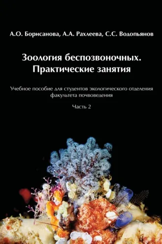 Обложка книги «Зоология беспозвоночных. Практические занятия. Часть 2»