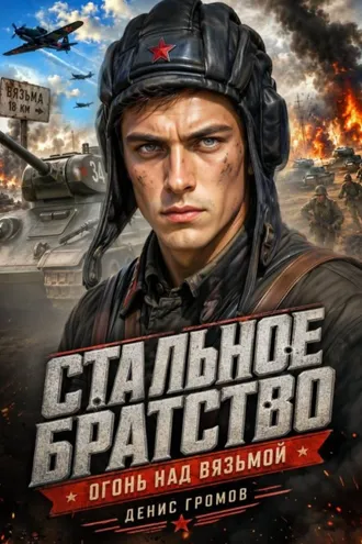 Обложка книги «Стальное братство. Огонь над Вязьмой.»