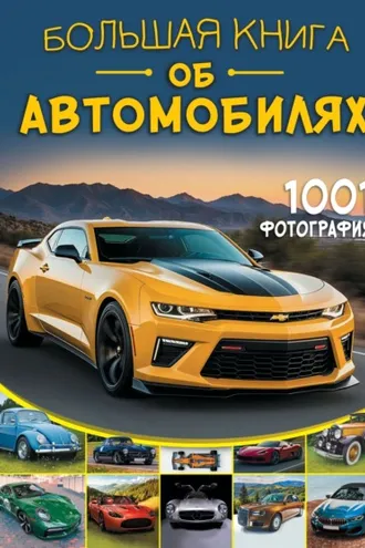 Обложка книги «Большая книга об автомобилях. 1001 фотография»