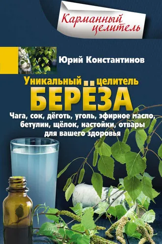 Обложка книги «Уникальный целитель берёза. Чага, сок, дёготь, уголь, эфирное масло, бетулин, щёлок, настойки, отвары для вашего здоровья»