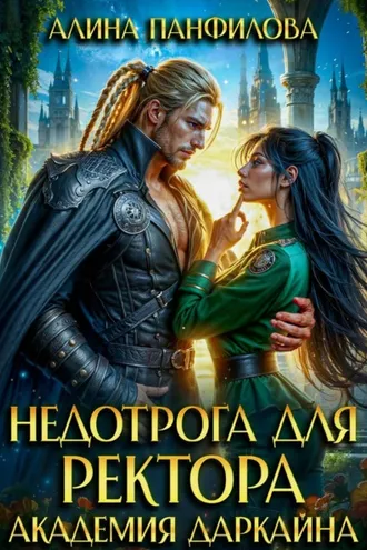 Обложка книги «Недотрога для ректора. Академия Даркайна»