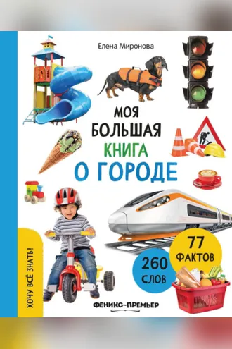 Обложка книги «Моя большая книга о городе»