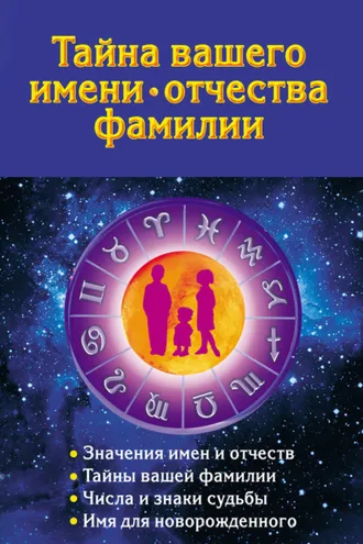 Обложка книги «Тайна вашего имени, отчества, фамилии»