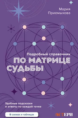 Обложка книги «Подробный справочник по Матрице судьбы. Удобные подсказки и ответы по каждой точке»