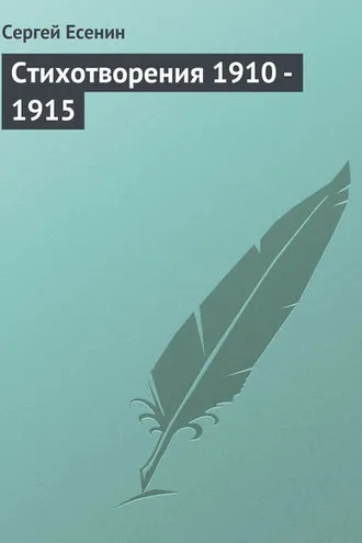 Обложка книги «Стихотворения 1910 - 1915»