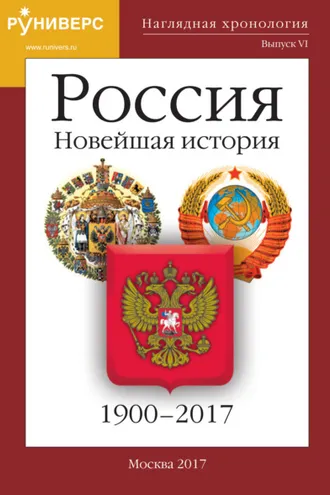 Обложка книги «Наглядная хронология. Выпуск VI. Россия. Новейшая история. 1900 – 2017»