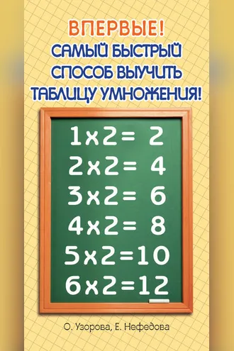 Обложка книги «Самый быстрый способ выучить таблицу умножения»