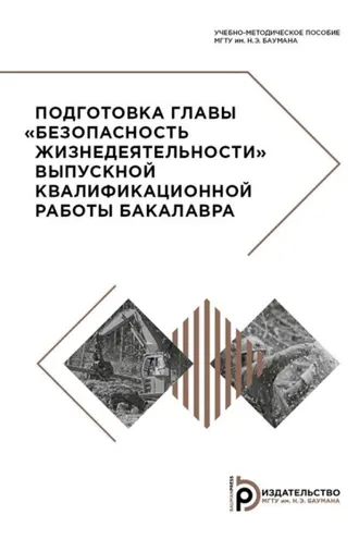 Обложка книги «Подготовка главы «Безопасность жизнедеятельности» выпускной квалификационной работы бакалавра»