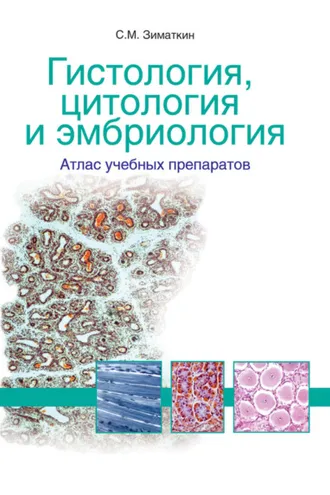 Обложка книги «Гистология, цитология и эмбриология: атлас учебных препаратов»