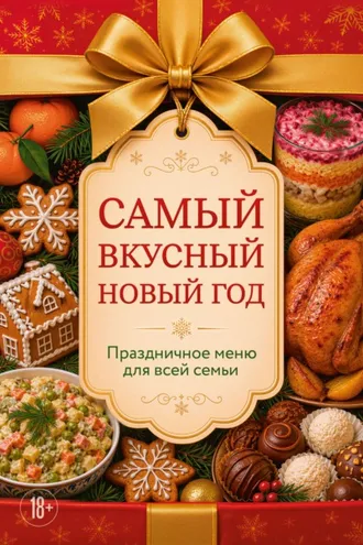 Обложка книги «Самый вкусный Новый год. Праздничное меню для всей семьи»