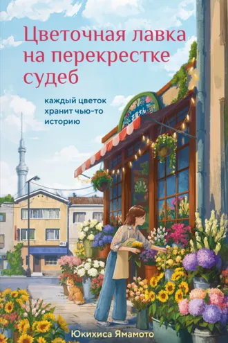 Обложка книги «Цветочная лавка на перекрестке судеб. Каждый цветок хранит чью-то историю»