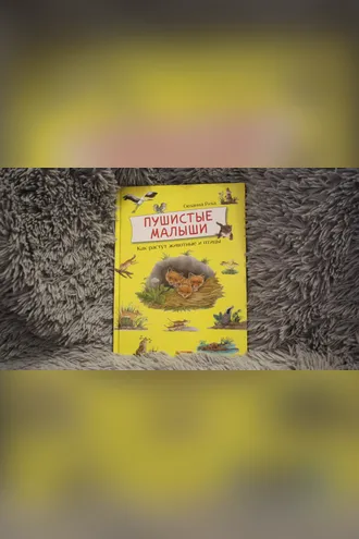Обложка книги «Пушистые малыши. Как растут животные и птицы»