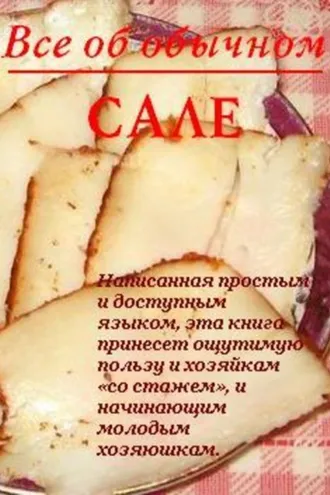 Обложка книги «Все об обычном сале»