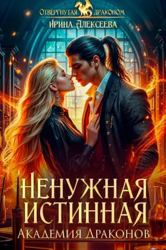 Обложка книги «Ненужная истинная. Академия Драконов»