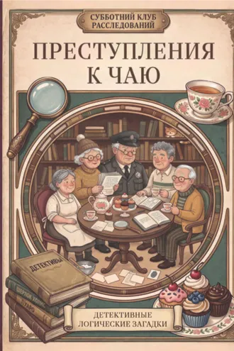 Обложка книги «Преступления к чаю. Детективные логические загадки»