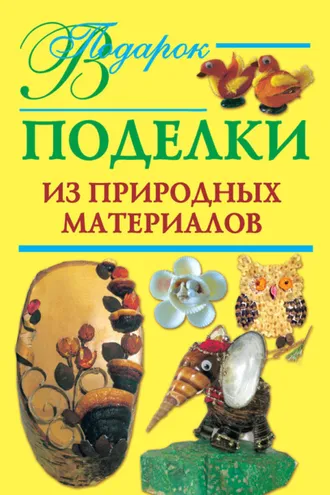 Обложка книги «Поделки из природных материалов»