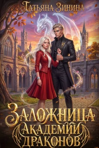 Обложка книги «Заложница академии драконов»