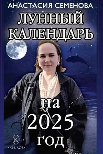 Обложка книги «Лунный календарь на 2025 год»