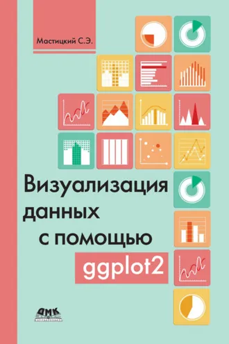 Обложка книги «Визуализация данных с помощью ggplot2»