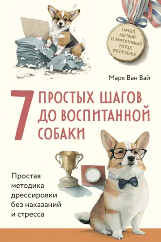 Обложка книги «7 простых шагов до воспитанной собаки. Простая методика дрессировки без наказания и стресса»