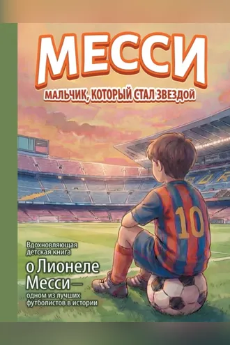 Обложка книги «Месси. Мальчик, который стал звездой. Вдохновляющая детская книга о Лионеле Месси – одном из лучших футболистов в истории»
