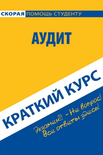 Обложка книги «Аудит. Краткий курс»