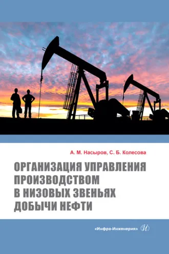 Обложка книги «Организация управления производством в низовых звеньях добычи нефти»