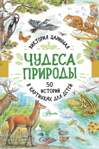 Обложка книги «Чудеса природы. 50 историй в картинках для детей»