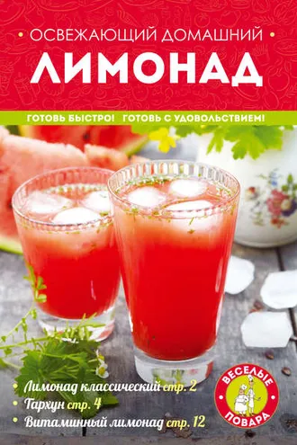 Обложка книги «Освежающий домашний лимонад»