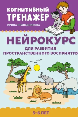 Обложка книги «Нейрокурс для развития пространственного восприятия. 5–6 лет»