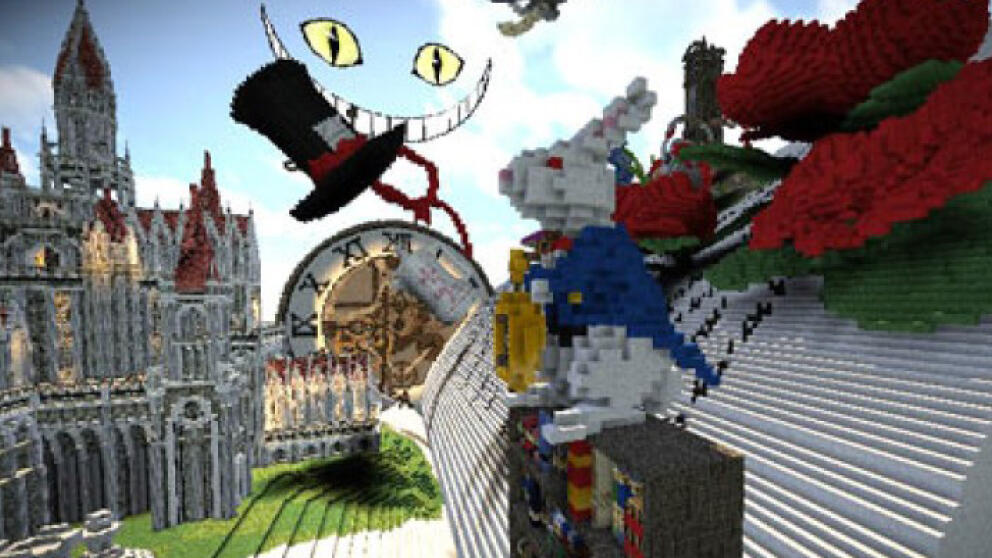Minecraft и «Алиса в Стране чудес»