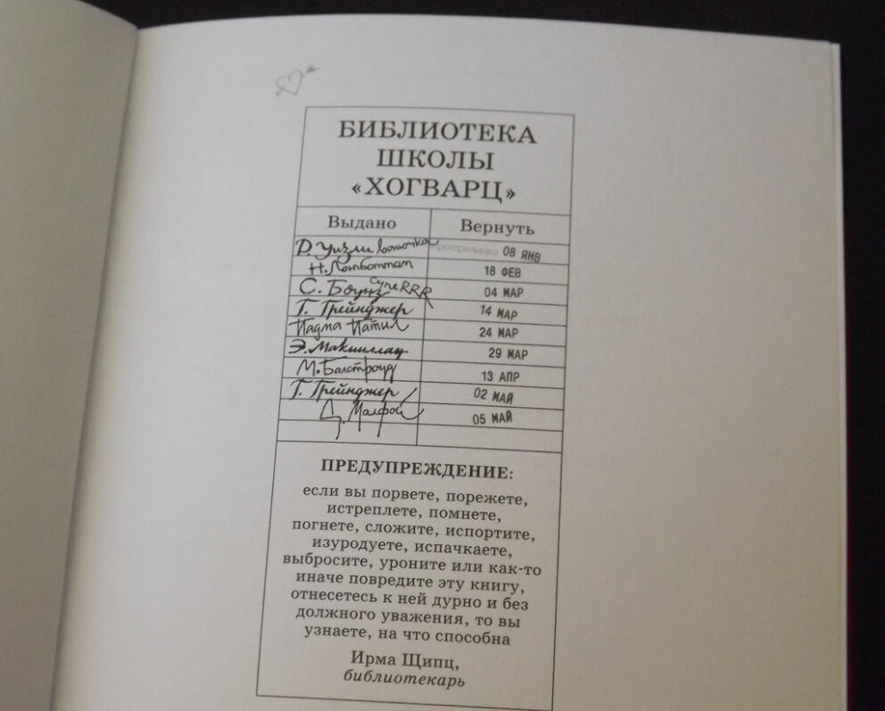Библиотека Хогвартс